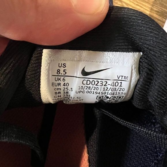 Womens Nike Quest 3 Blue‎ Sunset Athletic Running Shoes Sneakers Size 8.5 M GUC - Picture 7 of 7